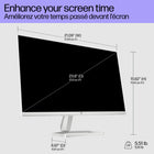 HP HP 524sw 24" IPS Class Full HD LCD Monitor - White - 94C21AAABA-300 nits of brightness lets you see clearly. Enhance your visual performance for work or simply enjoying entertainment