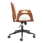 Zuo Ali Office Chair - White-3 year limited warranty