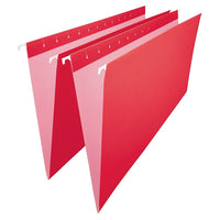 Staples Red Hanging File Folders - Legal Size - 25 Pack-Legal size