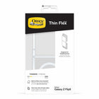 OtterBox Thin Flex Case with Magnets - Galaxy Z Flip 8 - Clear with Blue Tint-Easy installation