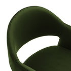 Modway Talia 41" Performance Velvet Bar Stool - Moss Green-8