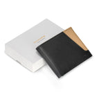 Champs Iconic Leather Bi-Fold Wallet - Black/Ivory-2 slot pockets