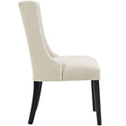 Modway Baronet Button Tufted Fabric Dining Chair - Beige-Dense Foam Padding