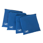Triumph Competition Microfiber Bean Bag Set with Tray - 6" x 6" - Red/Blue - 8 Pack-Four red and four blue bean bags with durable exterior