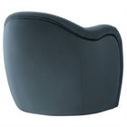 Modway Compose Performance Velvet Accent Chair - Cadet Blue-Non-Marking Floor Glides