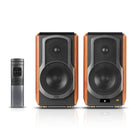 Edifier S1000W WiFi Audiophile Active Bookshelf 2.0 Speaker with Multiple Inputs Connection - Brown-Group two or more speakers to create a seamless multi-room audio experience, fill your entire home with music, or enjoy stereo sound with a single pair