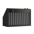 KUCHT KRHG360-GL 36" 900 CFM Under‑Cabinet Range Hood with Digital Controls - Gemstone/Gold-Equipped with two LED lights, this seamless design pro-style range hood will give you better visibility while cooking and enhance the look of your pro-style Kucht range