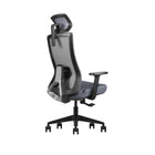 Kopplen Office Chair with Headrest & Armrests - Grey-Durable molded foam seat: Retains shape for 5+ years