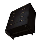Manhattan Comfort Granville 37.8" Modern Tall Dresser - Black-10