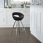 Modway Persist Bar Stool - Brown-Easy wipe clean surface