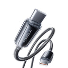 Torras Iceflow 60W USB-C Fast Charging Cable - 79" - Black-Length: 2 m / 6.5 ft
