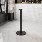 Flash Furniture 18" Round Restaurant Table Base with 3" Dia. Bar Height Column-Round Base Configuration