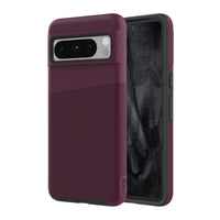 AXS PROTech Plus Dual-Layered Anti-Shock Sleek Phone Case for Google Pixel 8 Pro - Sangria-Drop resistant up to 10 feet