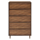 Modway Vespera 5-Drawer Chest - Walnut-Assembly Required