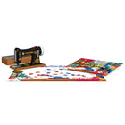 Eurographics Sewing Machine Tin Puzzle - 550 Pieces-European blue board