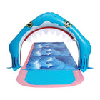 Danaplay Shark Waterslide - 10'-Shark Theme: Bold, fun shark design adds a splash of adventure to outdoor play