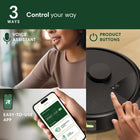 iRobot Roomba 105 Robot Vacuum-3 Ways to Control. Pair with your preferred voice assistant (Works with Alexa, Siri, and Google Assistant-enabled devices) for on-demand cleaning, simply tap the app, or press the robot's buttons
