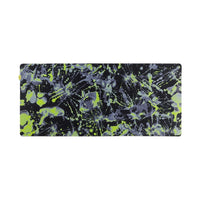 ONEofZERO Large Premium Desk Pad - Anti Slip Rubber Bottom - Splatter Acid Rewind-Special edition: This design is part of the ACID REWIND collection, a collaborative project between ONEofZERO and Pulsar
