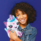 Canal Toys Air Brush Plush Cosmic Unicorn with Light up Horn-Stencils