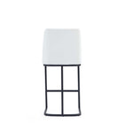 Manhattan Comfort Serena 17.71" Modern Leatherette Upholstered Counter Stool - White - 3 Pack-22.04" L x 22" W x 37.79" H