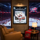 Frameworth Carolina Hurricanes 2026 Stanley Cup Champions: Jordan Staal Ice Design PhotoGlass Framed Photo - 18" W x 22" H-6