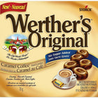 Werther's Original Caramel Coffee Sugar Free-New Werther's Original Caramel Coffee Sugar Free is a delicious flavor combination of creamy caramel and rich coffee swirled together for a guilt-free, indulgent treat