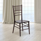 Flash Furniture HERCULES Series Walnut Wood Chiavari Chair-Reinforced stress points provide greater stability