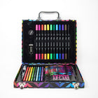 Art 101 Colorable Travel Art Kit-20 page doodle pad with 10 coloring pages and 10 blank pages