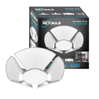 Bell + Howell Socket Burst Six Panel Ceiling Light 144 LED Bulbs - 3000 Lumen -Hex Bulb is a good bright light that comes with 144 high-intensity LED bulbs that brighten your place from dark to Ultra bright as compared to ordinary bulbs. Hex Bulbs are suitable for offices, garages, and workshops