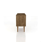 Manhattan Comfort Liberty 42.52" TV Stand, Rustic Brown/White (212BMC96)-Includes 2 Media Holes for Wire Management.
