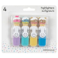 Merangue Cupcake Topper Highligthers - 4 Pack-4-pack of pastel highlighters in assorted colors