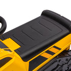 Aosom 3-in-1 Kids Ride-On Excavator with Music - Yellow-Seat Dimension: 7.9" W x 11.8" D x 10.6" H (20 x 30 x 27 cm) 