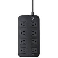 BlueDiamond WeatherGuard 10' 8-Outlet Surge Protector -WeatherGuard IPX6 Rating: Can stand up against powerful weather conditions including heavy rain