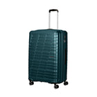 American Tourister Surftime Spinner - Large - Metallic Teal-Divider panel and cross-straps help secure your belongings.