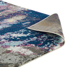 Modway Entourage Adeline Contemporary Modern Abstract Area Rug - 8 ft W x 10 ft L - Blue Grey Yellow Ivory Pink-8