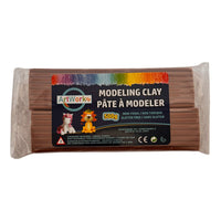 DBLG Imports Artworks modeling Clay - 500g - Terra Cotta-Soft and pliable, will not stain hands or surfaces 