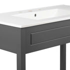 Modway Altura 24" Bathroom Vanity - Grey/White-Fixtures Not Included