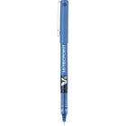 Pilot Hi-Tecpoint V5 Rollerball Pens – 0.5mm – Blue – 12 Pack  -Consistent, vivid colour