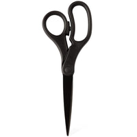 JAM Paper Heavy Duty Multi-Purpose Precision Scissors - 8" - Black-All-Purpose Straight Blade Scissors | Colour: Sleek Black