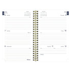 Blueline - Agenda Scolaire Hebdomadaire/Mensuel - 8 po H x 5 po l - Motif Floral - Anglais-Planificateur mensuel au début de chaque mois