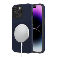 AXS PROTech Plus MagSafe Compatible Sleek Dual-layered Anti-Shock Case for Apple iPhone 15 Pro Max - Astral Blue-Drop resistant up to 10 feet