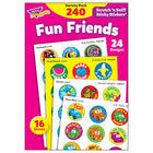 TREND Fun Friends Stinky Stickers Variety Pack - 3 Packs of 240-Value-priced pack with dozens of designs; big selection lets you customize your message