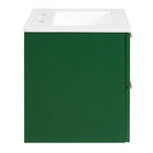 Modway Daybreak 24" Bathroom Vanity - Green/White-6