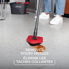 Vileda EasyWring Scrub Brush Mop Attachment - Red-Cleans stubborn dirt off surfaces