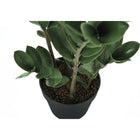 Monarch Specialties 29" Artificial Indoor ZZ Plant - Floor - Black Pot-No assembly required: product dimensions: 17 in. L x 16 in. W x 29 in. H