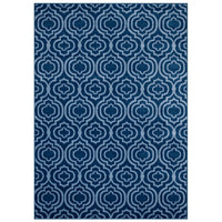 Modway Frame Transitional Moroccan Trellis Area Rug - 8 ft W x 10 ft L - Moroccan Blue amd Light Blue-Transitional Moroccan Trellis Area Rug