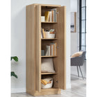 Sauder Merton Hall Storage Cabinet - Harmony Ash-Hidden storage: Doors feature soft-closing hinges