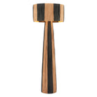 Zuo Gala Floor Lamp - Black/Natural-MAX A19 shape E26 socket Light Bulb x1 (Not Included)
