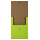JAM Paper Vertical Snap Closure Portfolio - 12 1/8 x 9 x 1/2 - Green Kraft-Quantity: Sold Individually