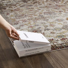 Modway Success Kaede Distressed Vintage Floral Moroccan Trellis Area Rug - 5 ft W x 8 ft L - Multicolored-100% Soft Cross-Woven Polypropylene